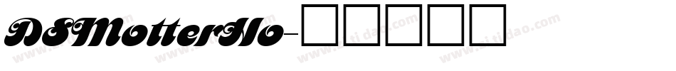 DSMotterHo字体转换