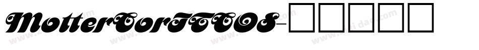 MotterCorITCOS字体转换