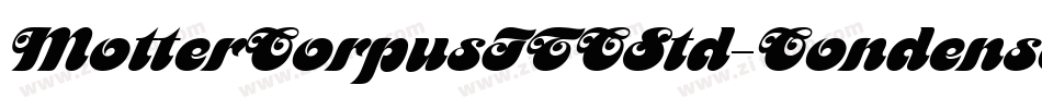 MotterCorpusITCStd-Condensed字体转换