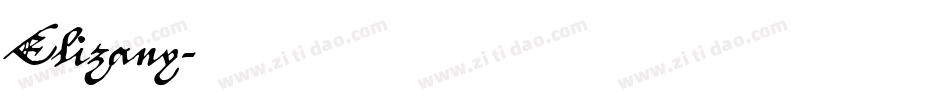 Elizany字体转换