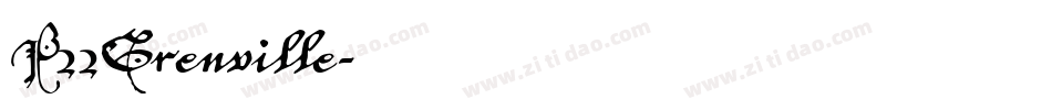 P22Grenville字体转换