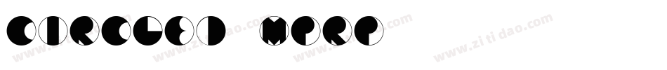 Circled-Mprp字体转换