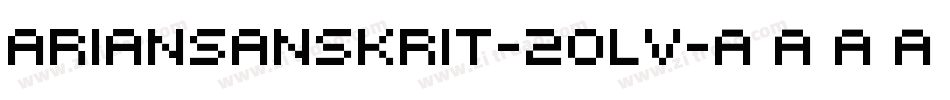 ArianSanskrit-2oLv字体转换