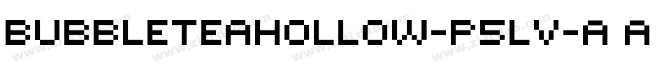 BubbleteaHollow-p5Lv字体转换