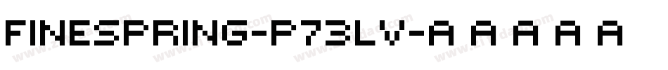 FineSpring-p73lv字体转换