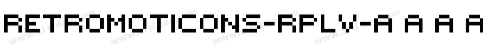 Retromoticons-RPLv字体转换