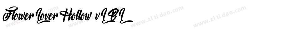 FlowerLoverHollow-vLBL字体转换