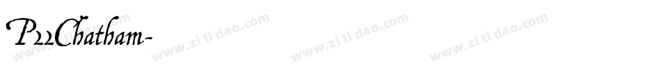 P22Chatham字体转换