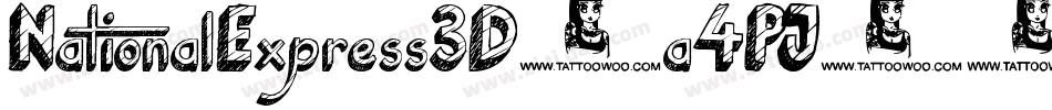 NationalExpress3D-a4PJ字体转换