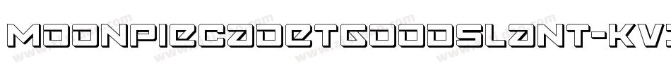 MoonpieCadetGoodslant-KV3A字体转换