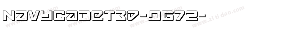 NavyCadet3D-qg72字体转换