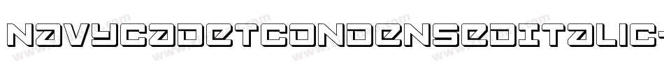 NavyCadetCondensedItalic-GmJq字体转换