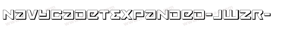 NavyCadetExpanded-jwZR字体转换