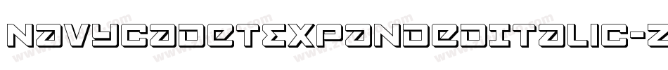 NavyCadetExpandedItalic-zZd0字体转换