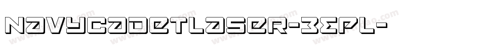 NavyCadetLaser-3EPL字体转换