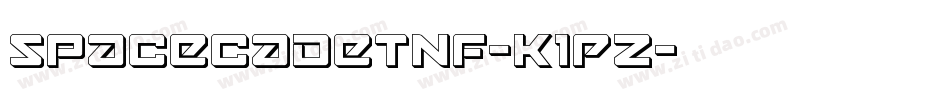 SpaceCadetNf-K1PZ字体转换