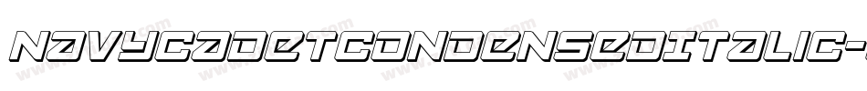NavyCadetCondensedItalic-GmJq字体转换