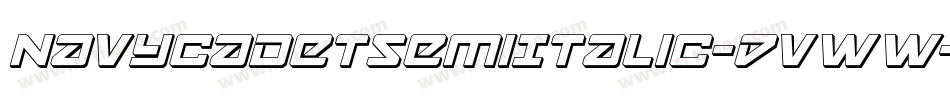 NavyCadetSemiItalic-DvWW字体转换