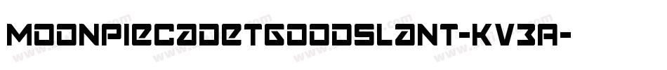 MoonpieCadetGoodslant-KV3A字体转换