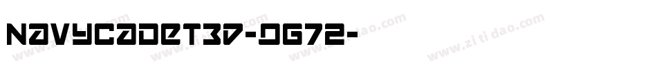 NavyCadet3D-qg72字体转换