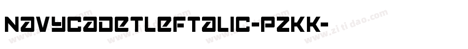 NavyCadetLeftalic-pzKK字体转换