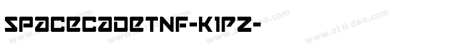 SpaceCadetNf-K1PZ字体转换