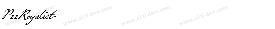 P22Royalist字体转换