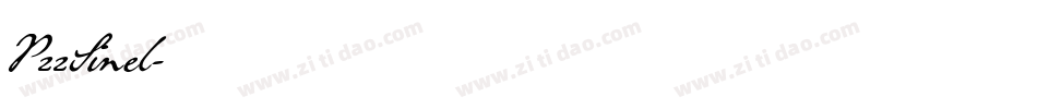 P22Sinel字体转换