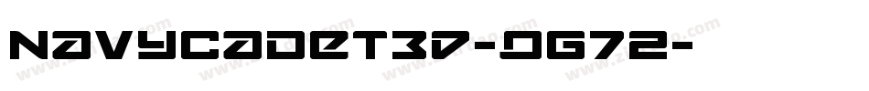 NavyCadet3D-qg72字体转换