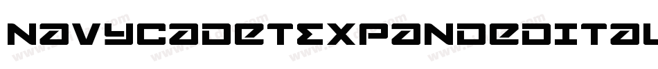 NavyCadetExpandedItalic-zZd0字体转换