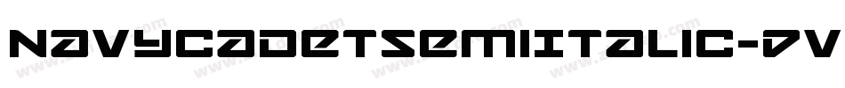 NavyCadetSemiItalic-DvWW字体转换