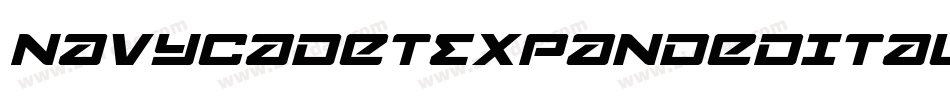 NavyCadetExpandedItalic-zZd0字体转换