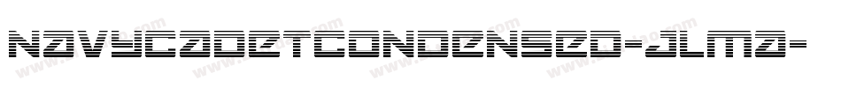 NavyCadetCondensed-JLma字体转换