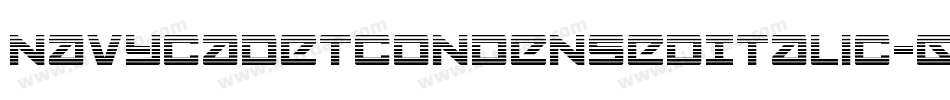 NavyCadetCondensedItalic-GmJq字体转换