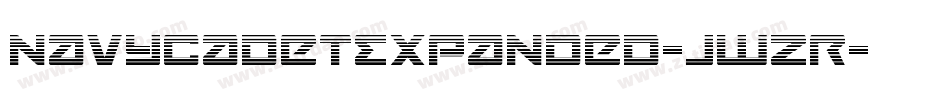 NavyCadetExpanded-jwZR字体转换