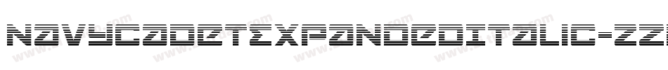 NavyCadetExpandedItalic-zZd0字体转换