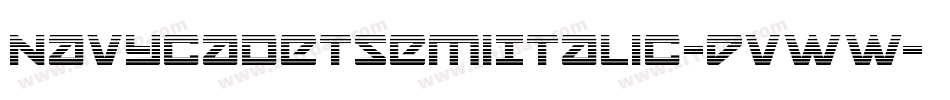 NavyCadetSemiItalic-DvWW字体转换