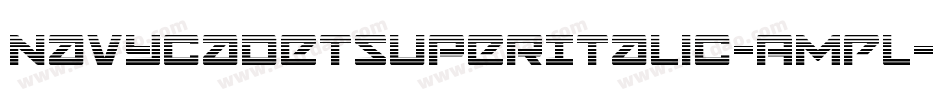 NavyCadetSuperItalic-AMPL字体转换