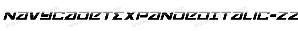 NavyCadetExpandedItalic-zZd0字体转换