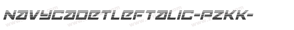 NavyCadetLeftalic-pzKK字体转换