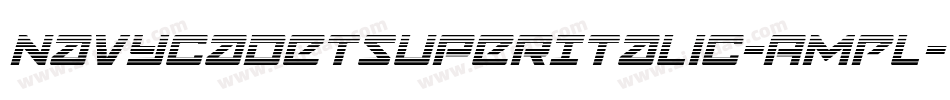 NavyCadetSuperItalic-AMPL字体转换