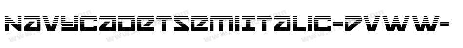 NavyCadetSemiItalic-DvWW字体转换