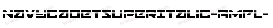 NavyCadetSuperItalic-AMPL字体转换