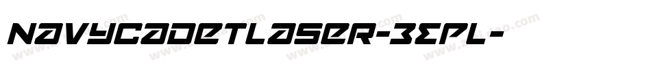 NavyCadetLaser-3EPL字体转换