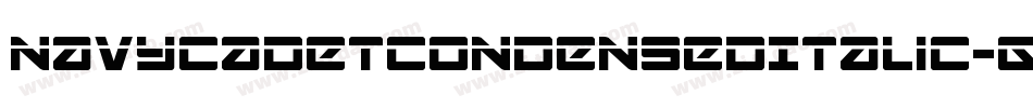 NavyCadetCondensedItalic-GmJq字体转换