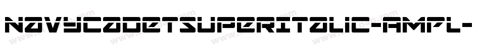 NavyCadetSuperItalic-AMPL字体转换
