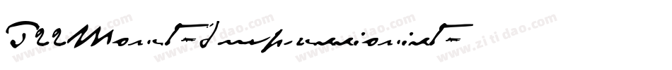 P22Monet-Impressionist字体转换