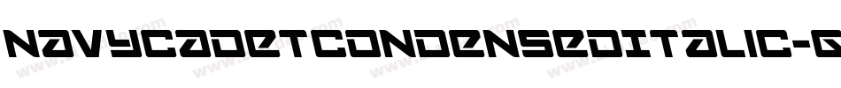NavyCadetCondensedItalic-GmJq字体转换