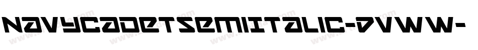 NavyCadetSemiItalic-DvWW字体转换