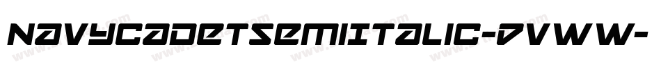 NavyCadetSemiItalic-DvWW字体转换